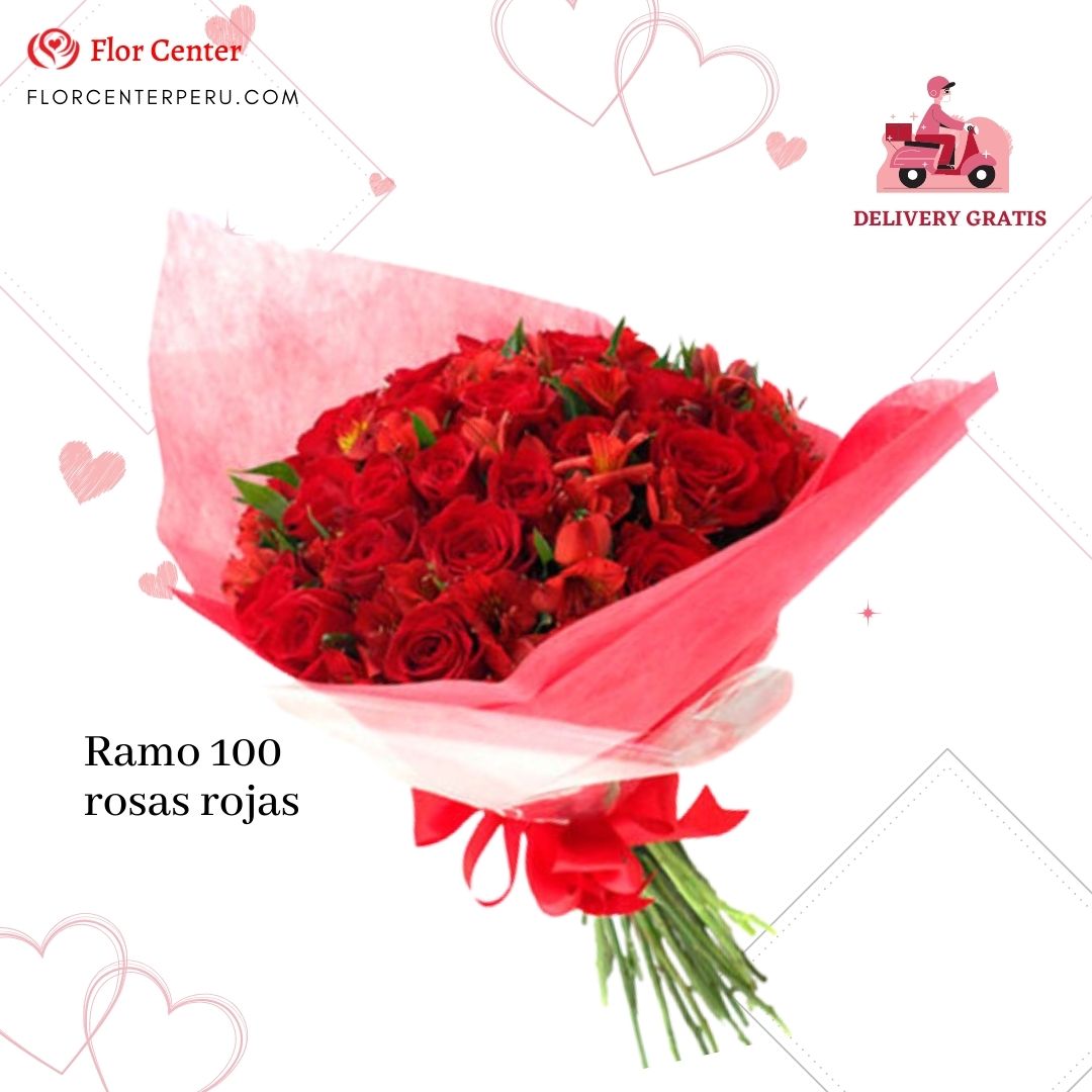 Buchón Freedoom II 100 rosas